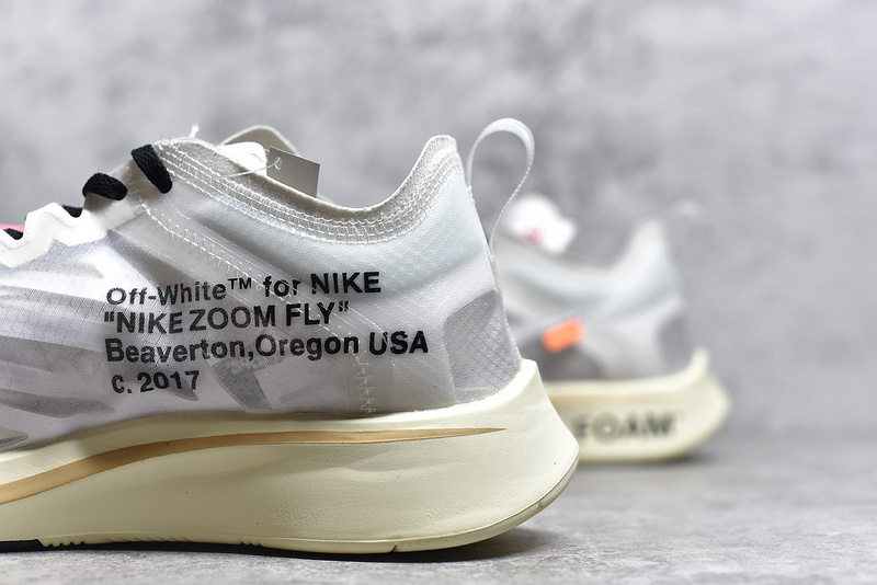 Authentic OFF-WHITE x Nike Zoom Fly SP GS